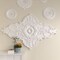 Ekena Millwork Melchor Diamond Medallion (Canopies up to 4"), 67 1/4"W x 43 3/8"H x 4"ID x 2"P, Primed White CM70X43ML - alternate 4